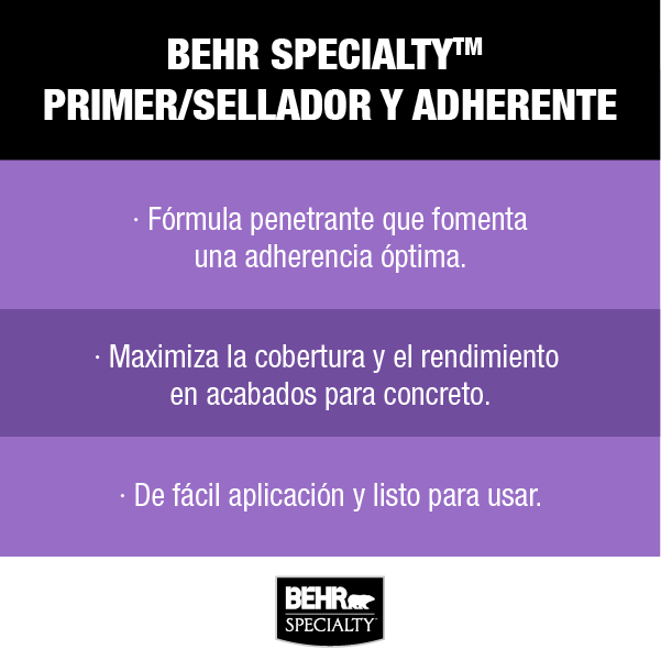 Behr Specialty Preparación Primer Home Depot México